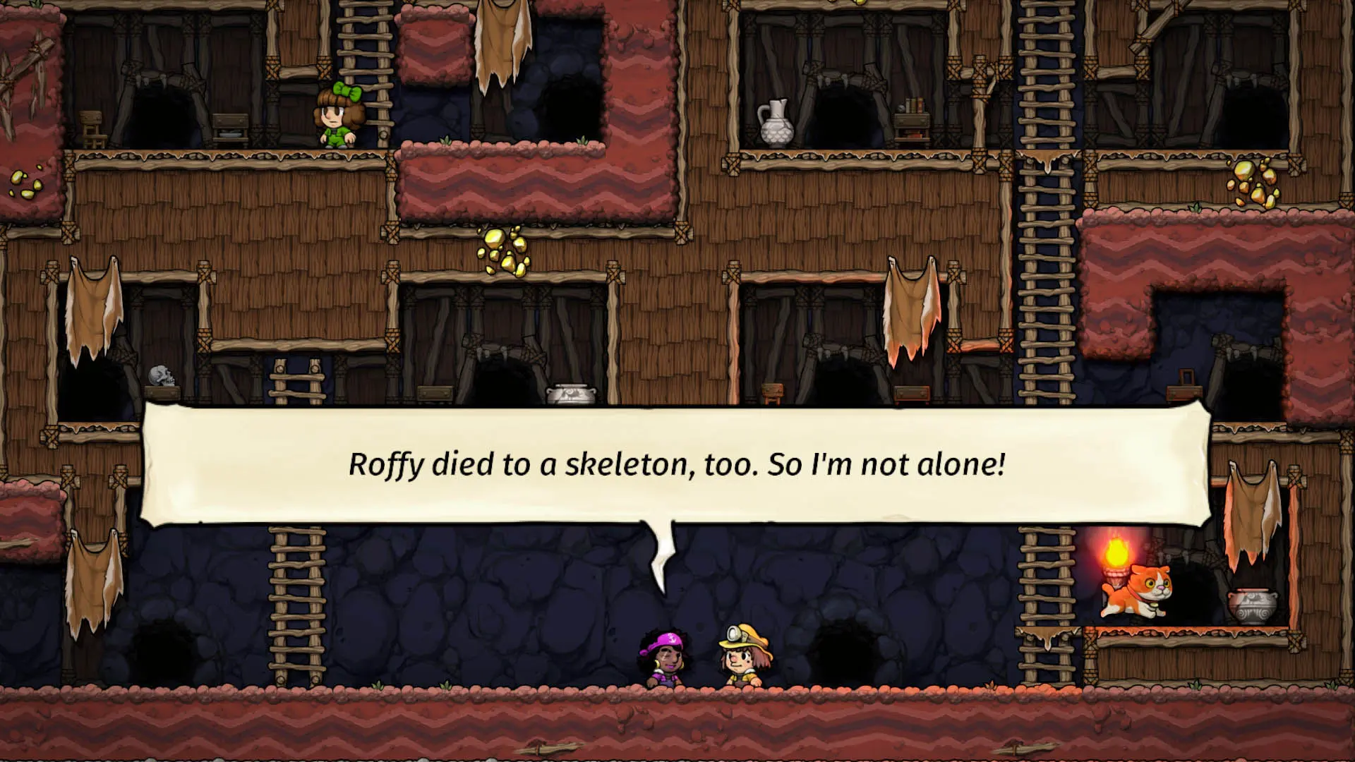 کاراکترهای بازی Spelunky 2