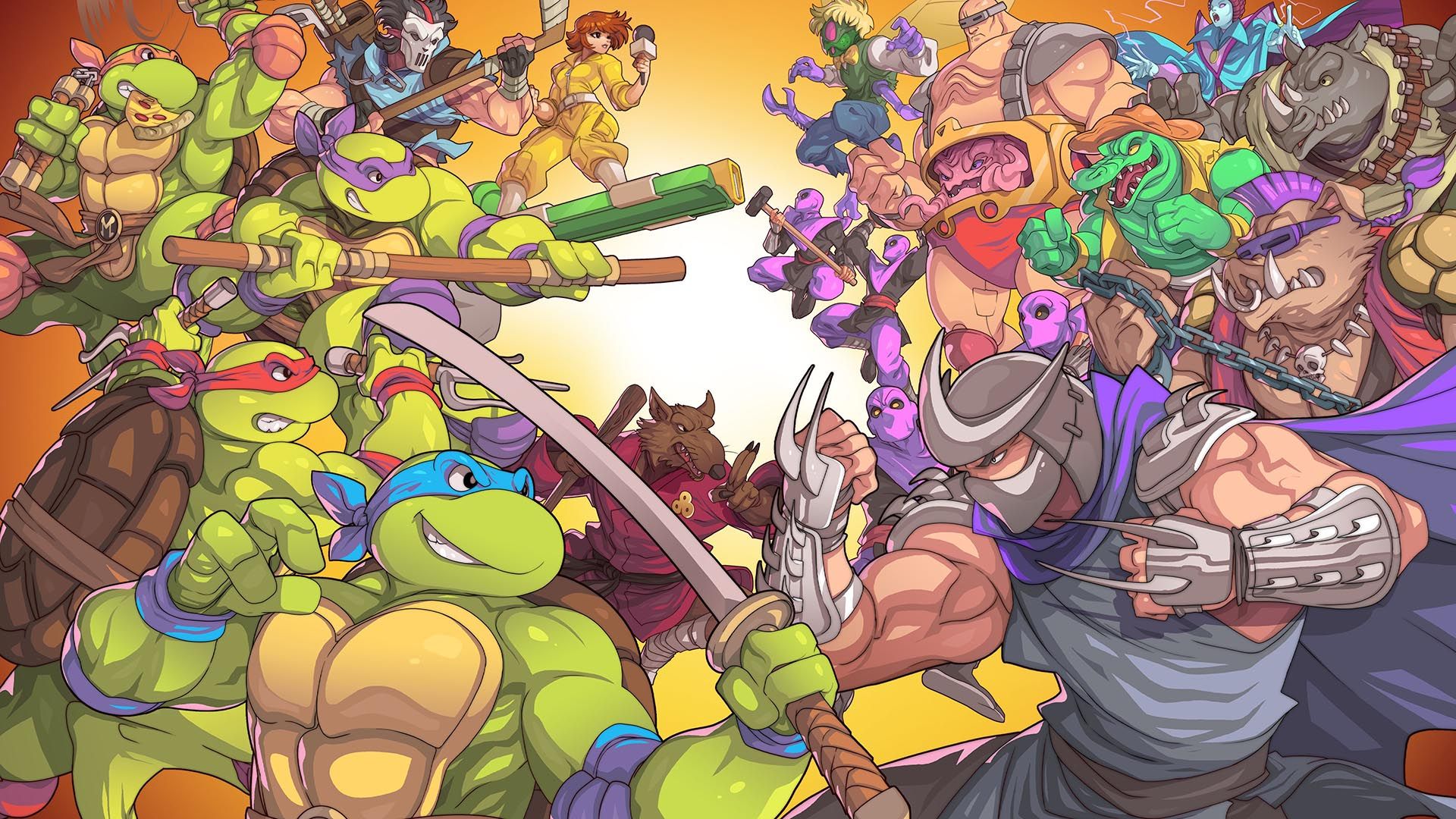 شخصیت های بازی Teenage Mutant Ninja Turtles: Shredder's Revenge