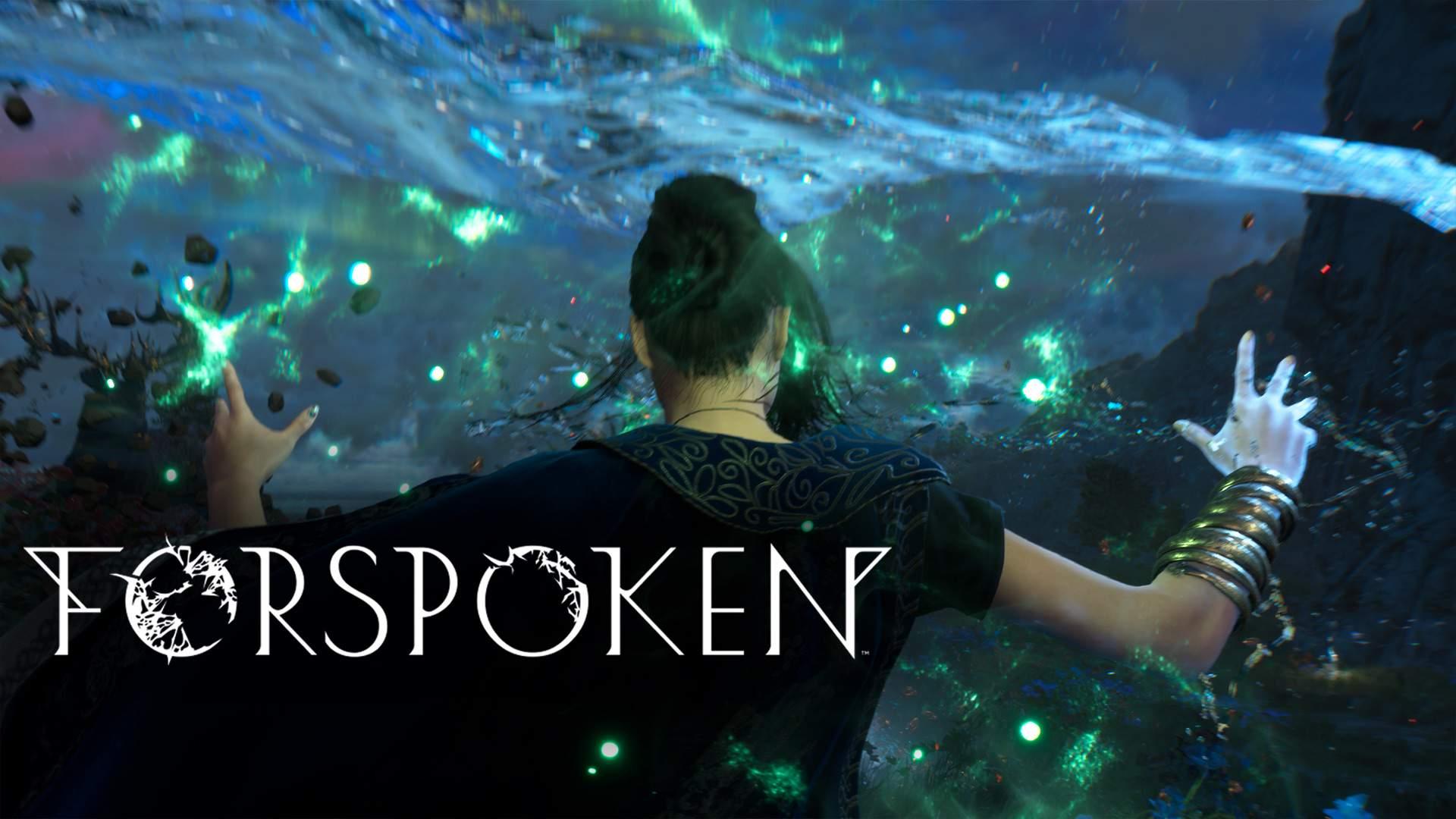 فری در حال اجرای طلسم در بازی Forspoken