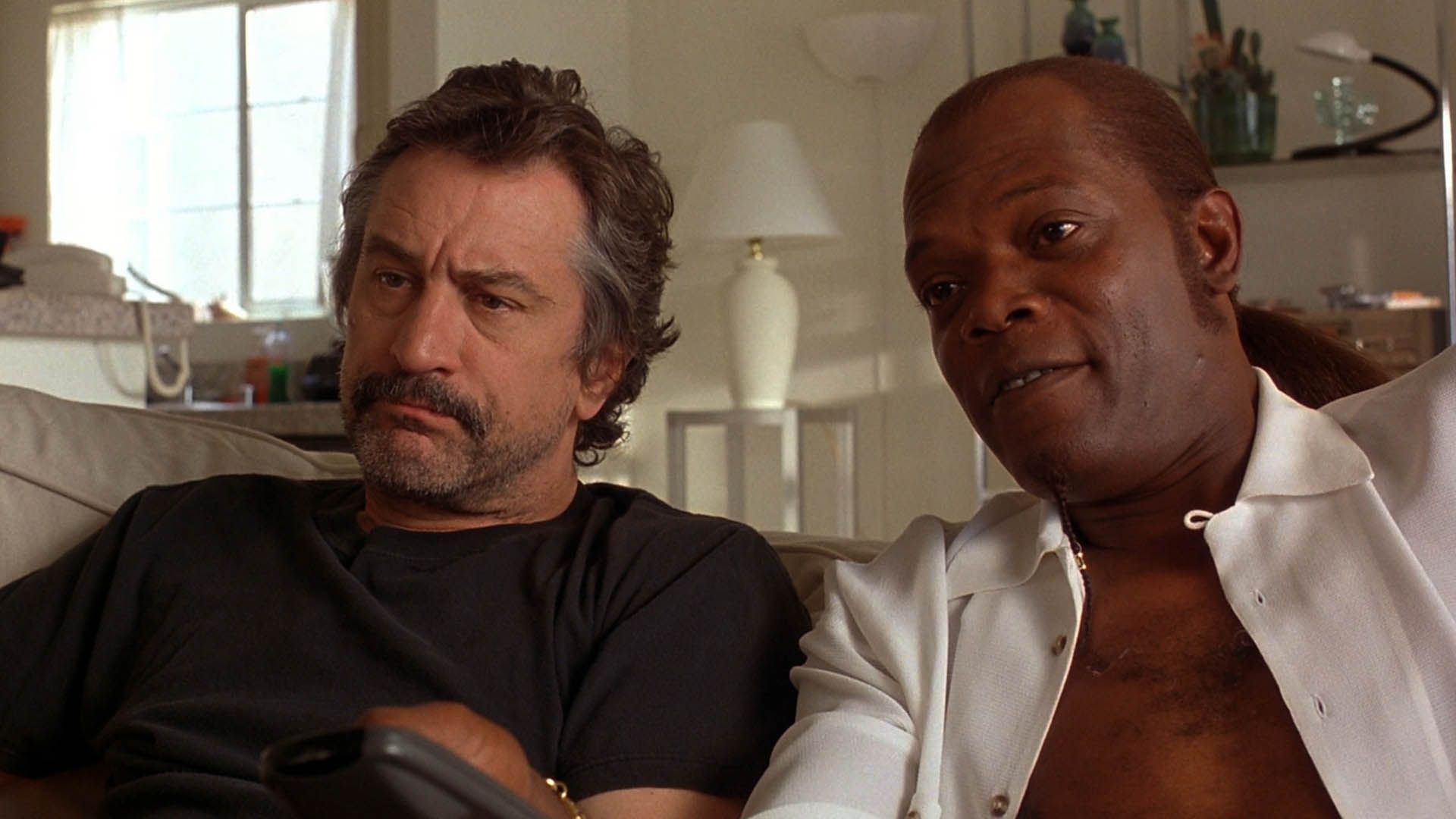 رابرت دنیرو و ساموئل ال جکسون در فیلم Jackie Brown