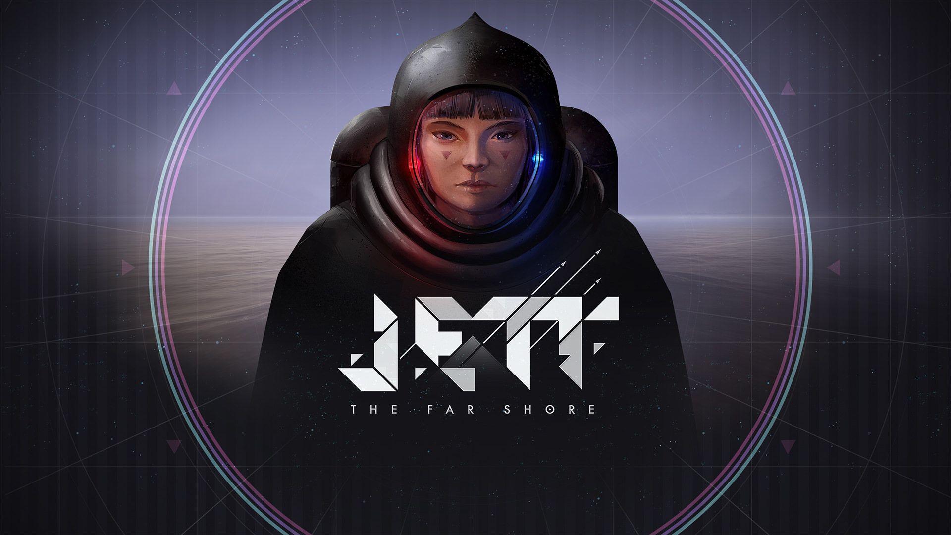 کاراکتر می مشغول کاوش در دنیای وسیع بازی JETT: The Far Shore
