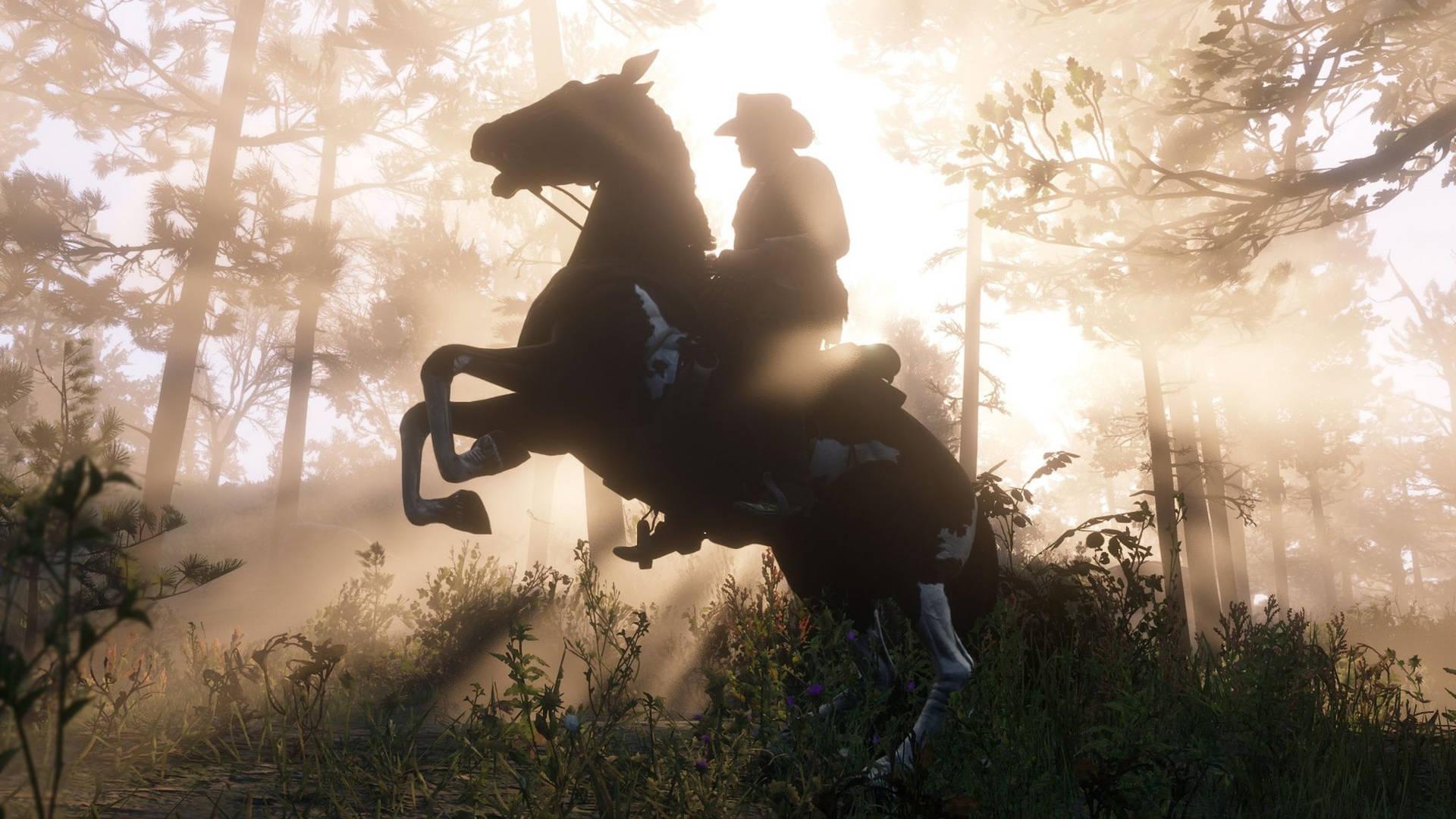 تصویر ضدنور آرتور مورگان شخصیت بازی Red Dead Redemption 2