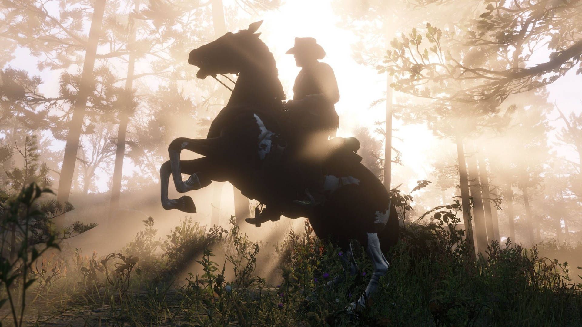 تصویر ضدنور آرتور مورگان شخصیت بازی Red Dead Redemption 2