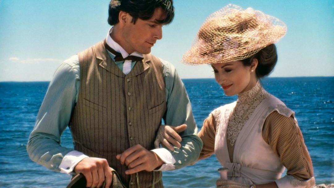 کریستوفر ریو و جین سیمور در فیلم Somewhere in Time