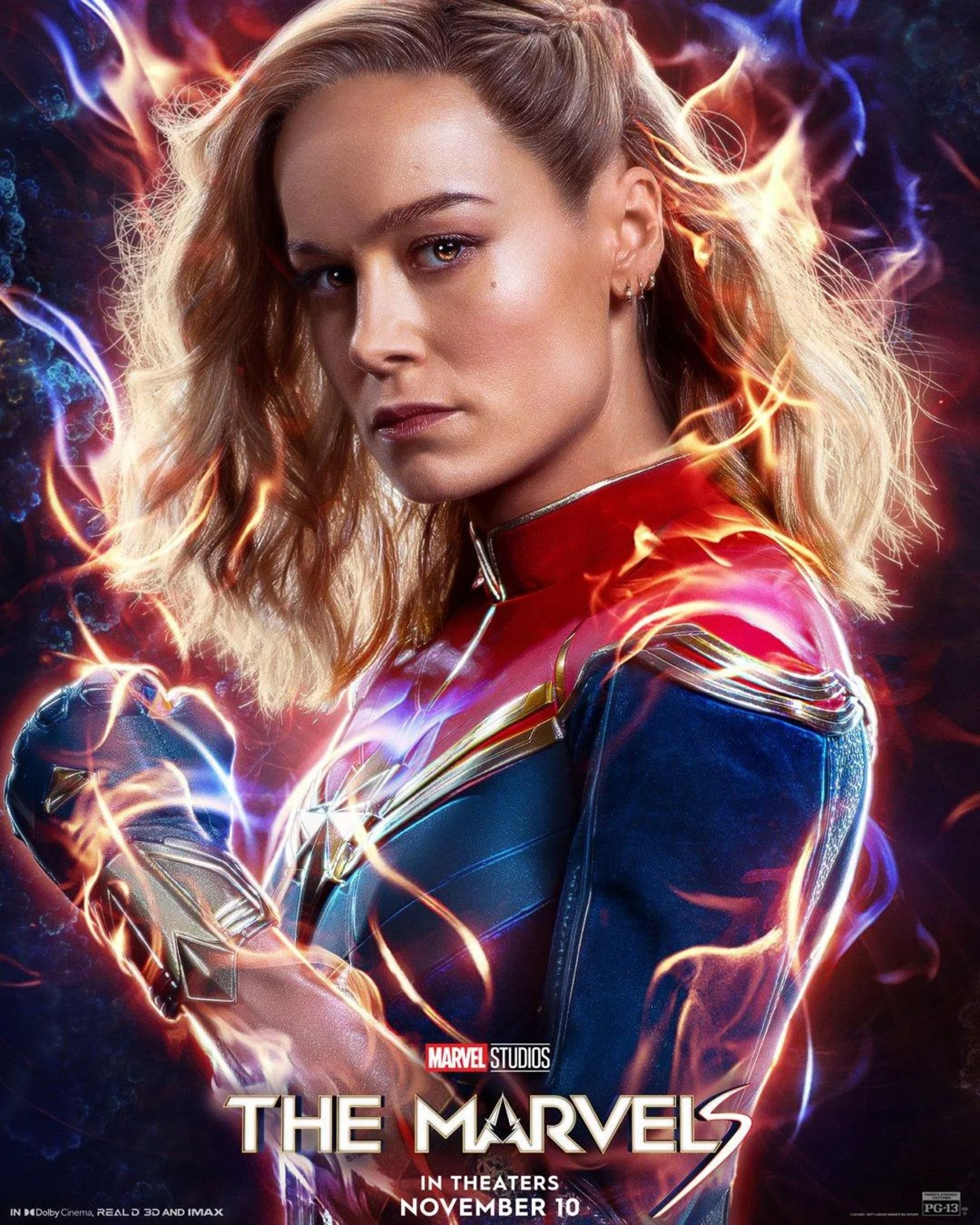 پوستر کاپیتان مارول در فیلم The Marvels 