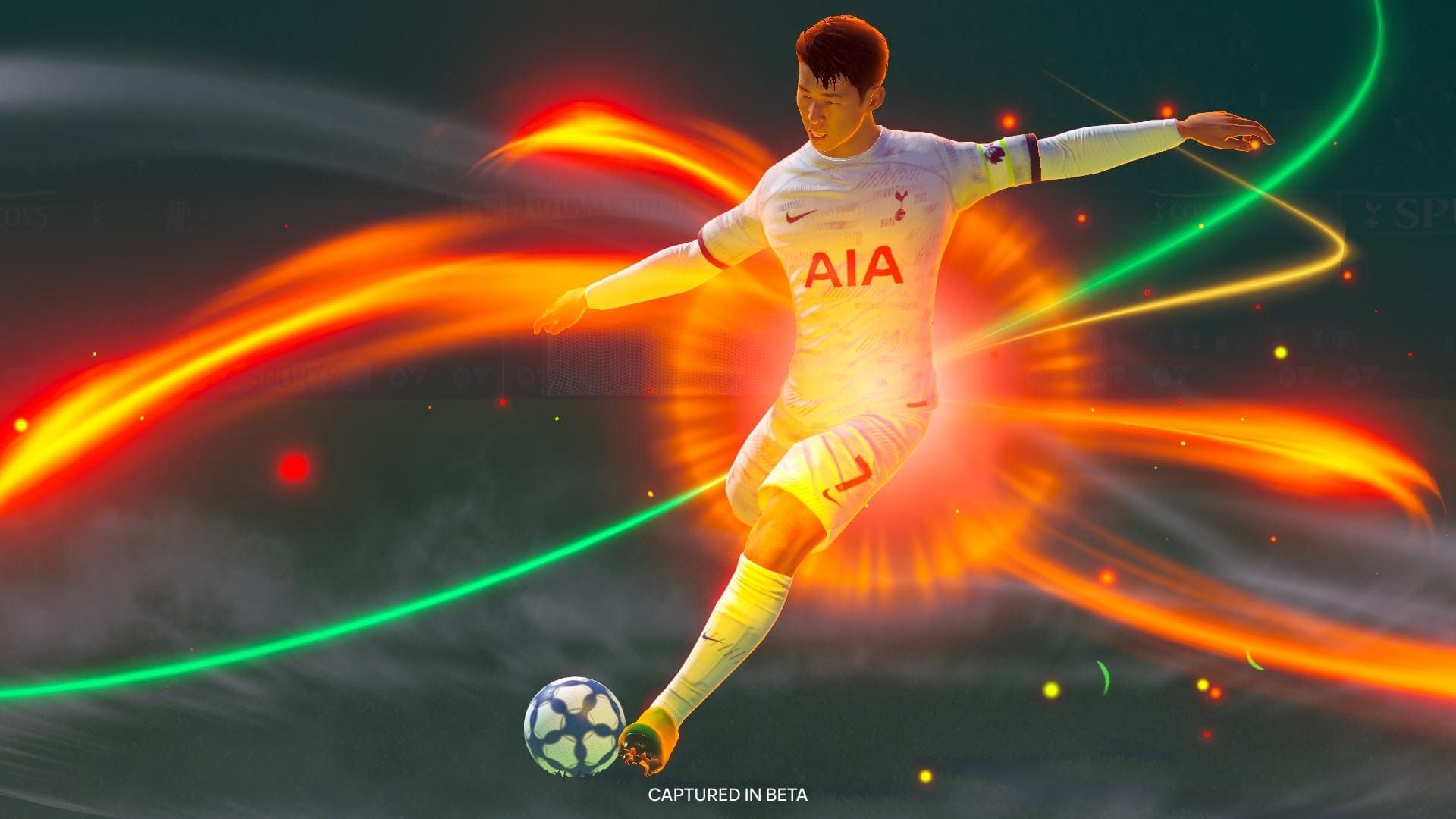 سون در حال شوت در EA Sports FC Tactical