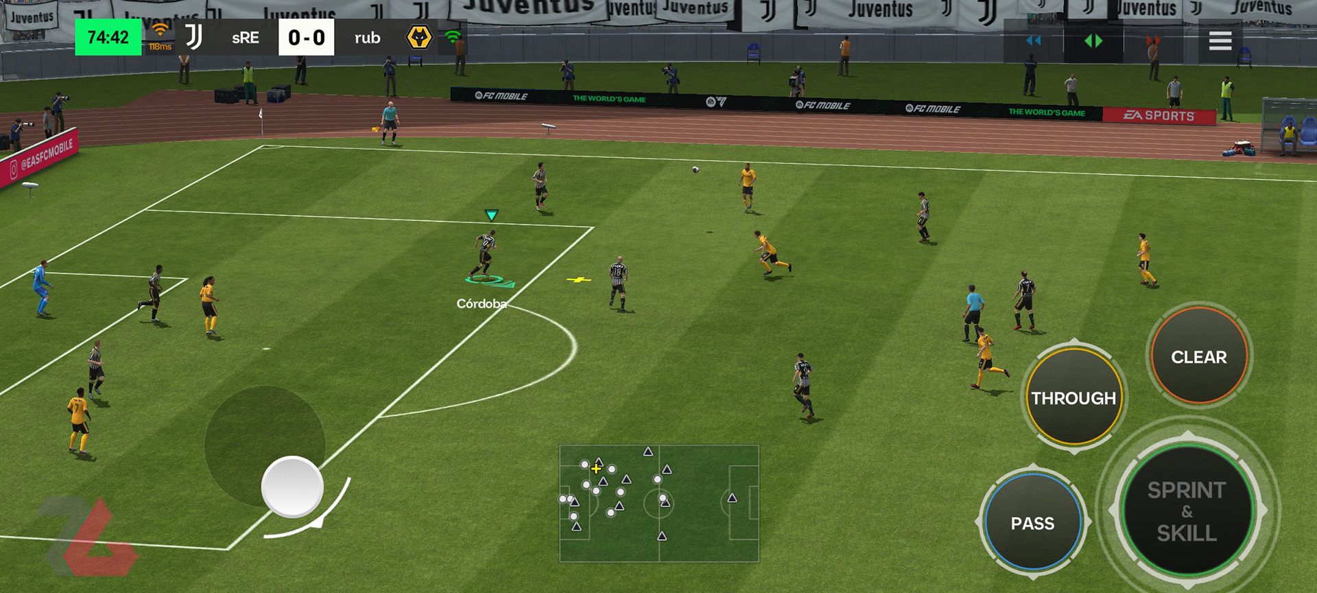 گیم‌پلی بازی EA SPORTS FC MOBILE