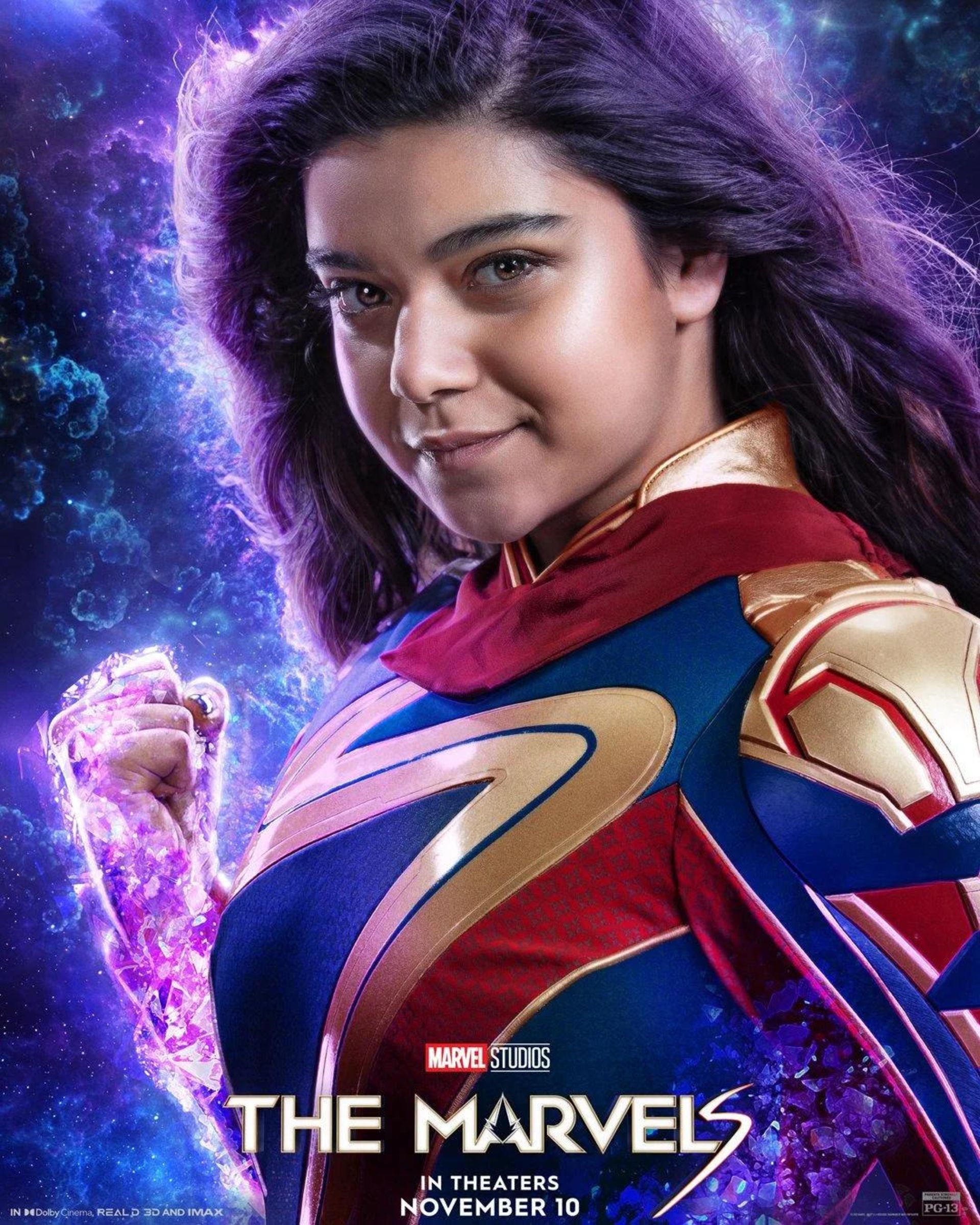 پوستر خانم مارول در فیلم The Marvels 