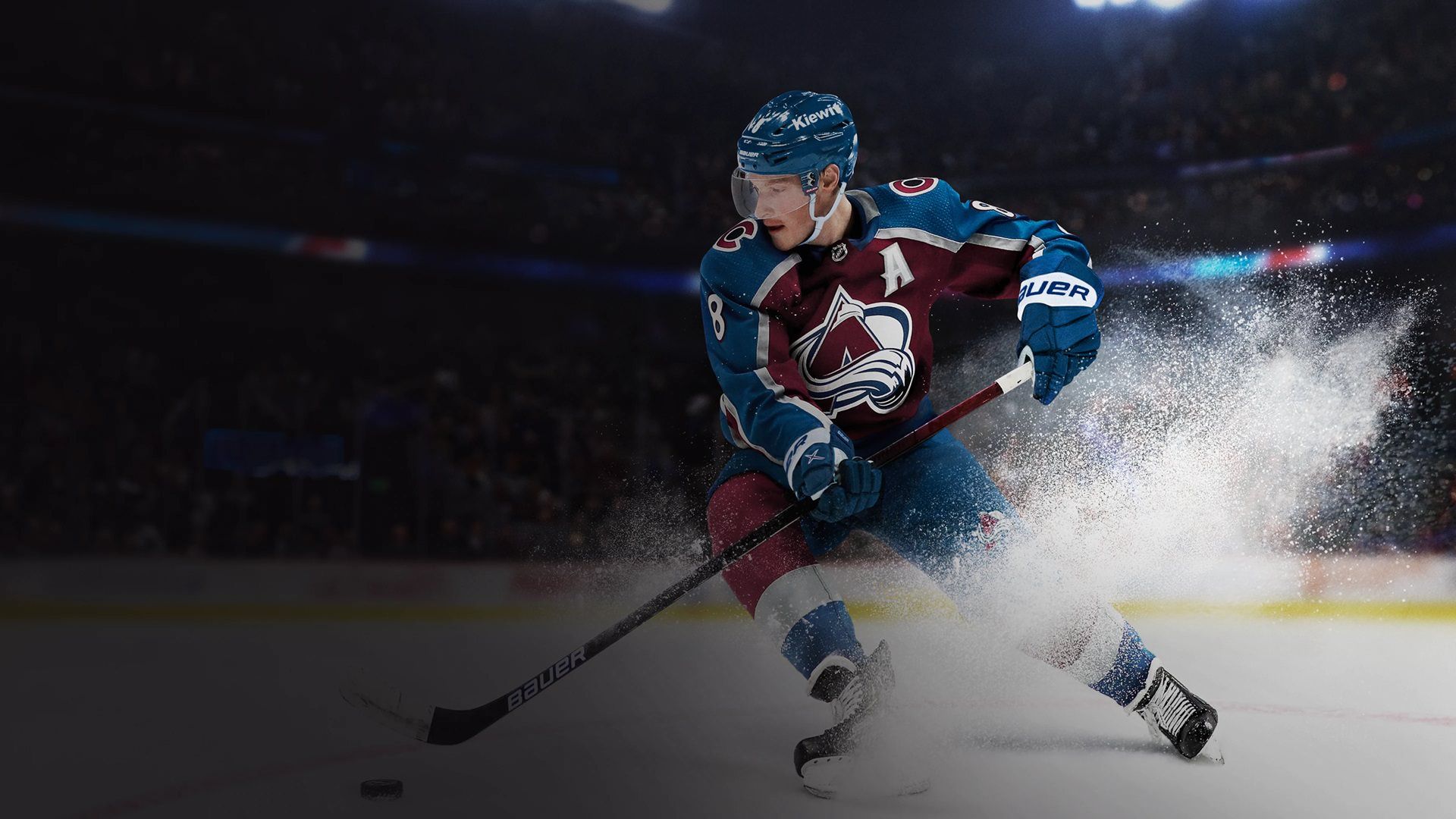 بازیکن هاکی روی یخ در بازی NHL 24