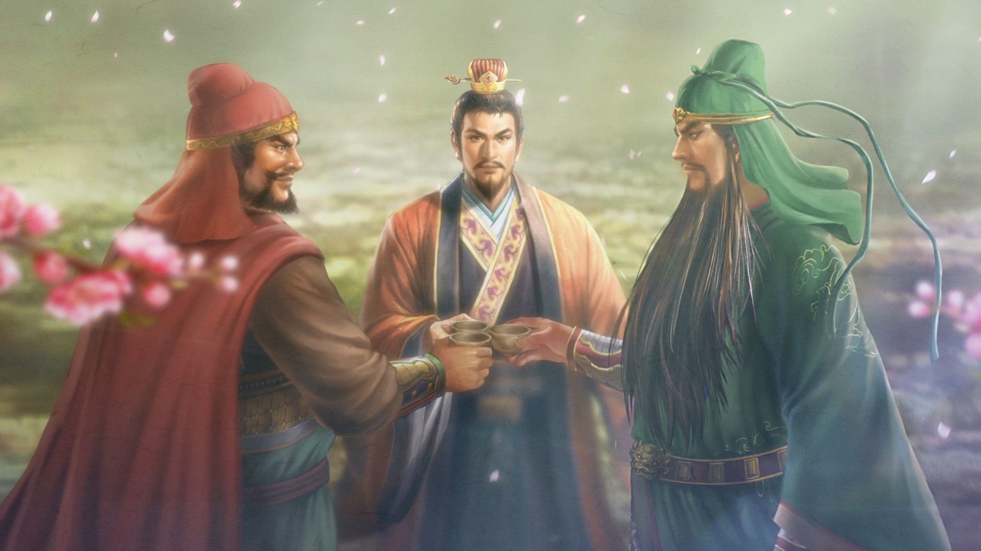 سه پادشاه در بازی Romance of the Three Kingdoms 8 Remake