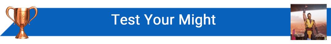 تروفی Test Your Might