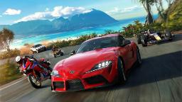 خودروهای مختلف از جمله تویوتا سوپرا (Toyota Supra) در حال مسابقه در محیط بازی