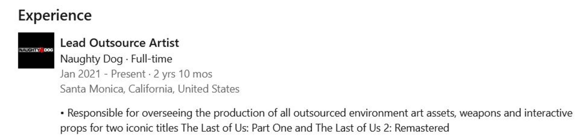 اشاره یکی از مسئولان ناتی داگ به نسخه ریمستر بازی The Last of Us Part II