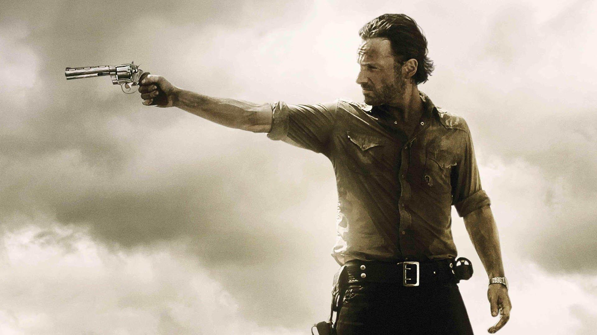 والپیپر ریک گرایمز در سریال the Walking Dead 