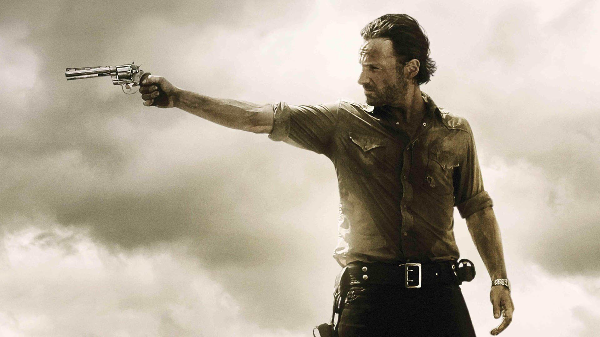 والپیپر ریک گرایمز در سریال the Walking Dead 