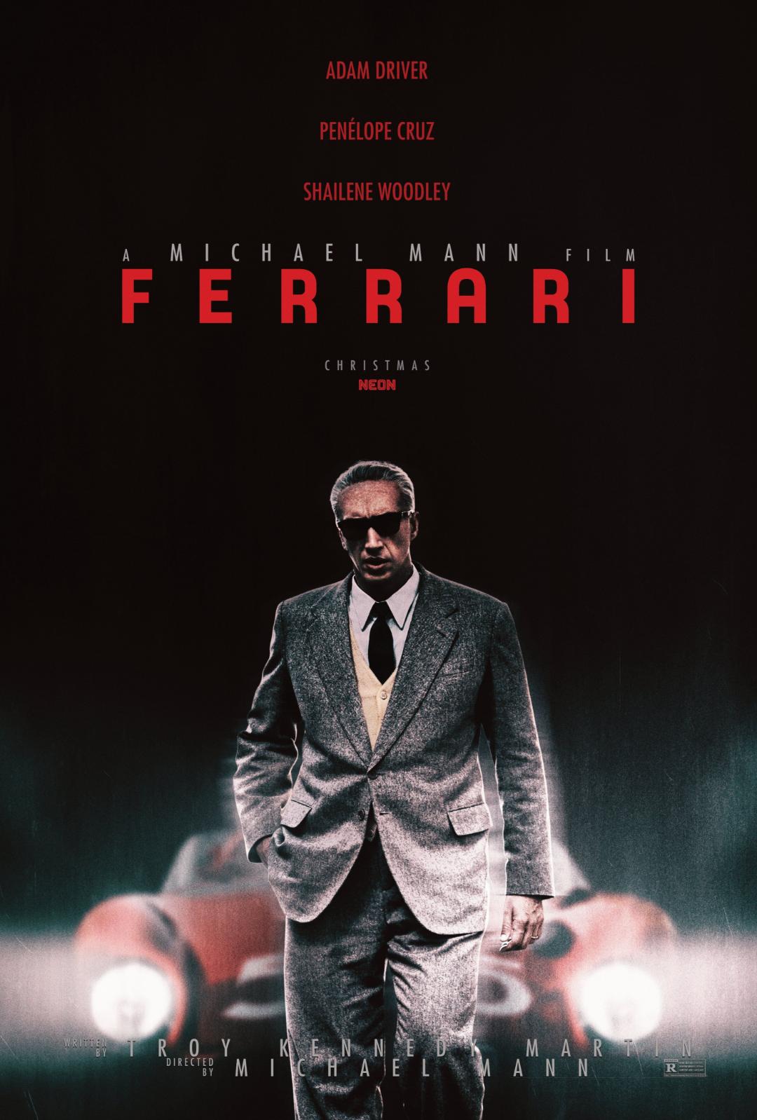 پوستر فیلم Ferrari با نقش‌آفرینی آدام درایور
