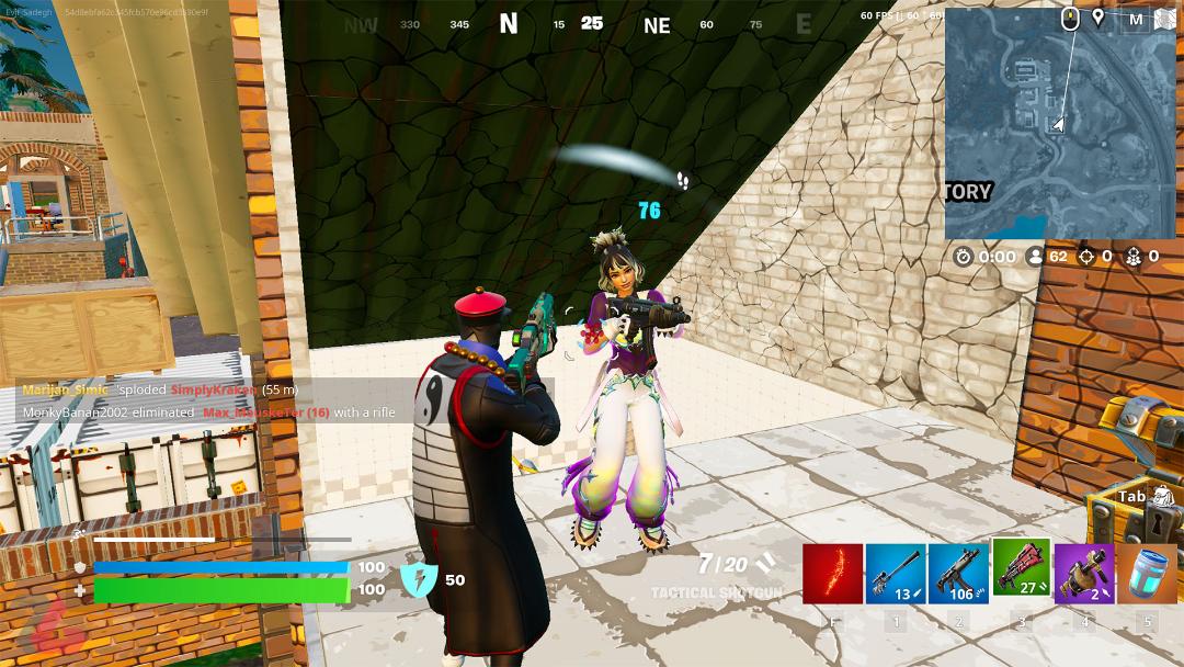 شلیک به سایر بازیکنان در فورتنایت