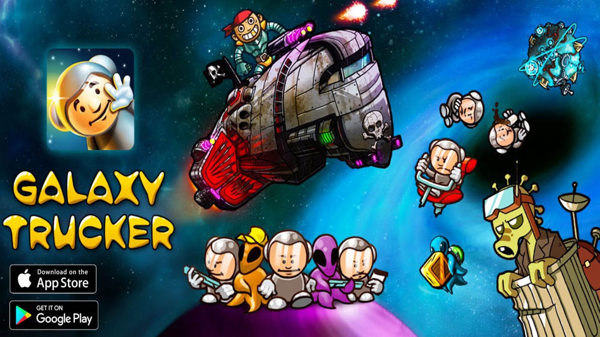 بازی Galaxy Trucker - راننده کهکشان