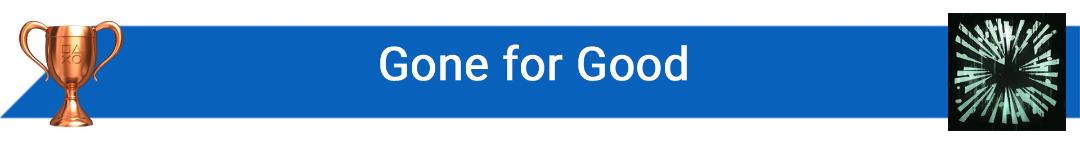 تروفی Gone for Good