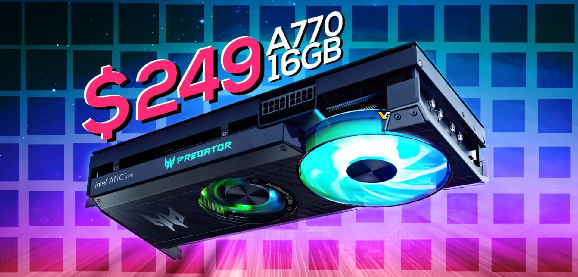 کاهش قیمت کارت گرافیک Arc A770