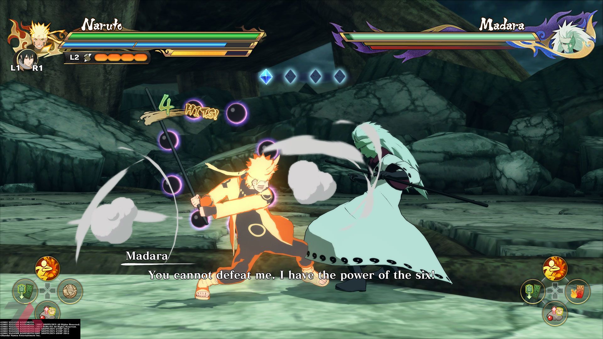 نبرد ناروتو و مادارا در Naruto x Boruto Ultimate Ninja Storm Connections