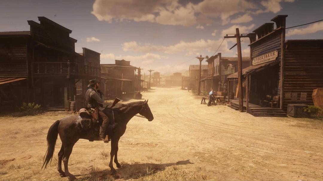 جان مارستون در شهر آرمادیلو بازی red dead redemption 2