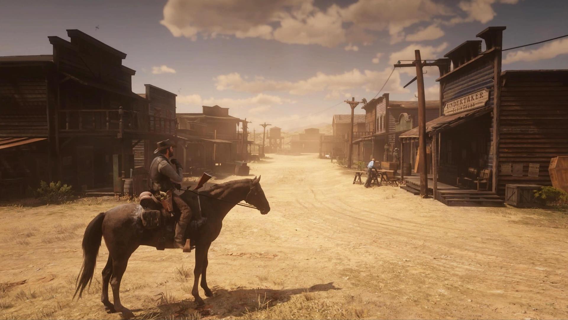 جان مارستون در شهر آرمادیلو بازی red dead redemption 2