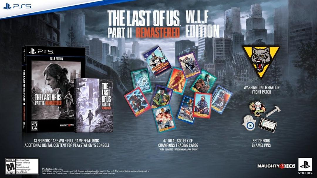 محتویات سخه WLF Edition ریمستر The Last of Us Part 2