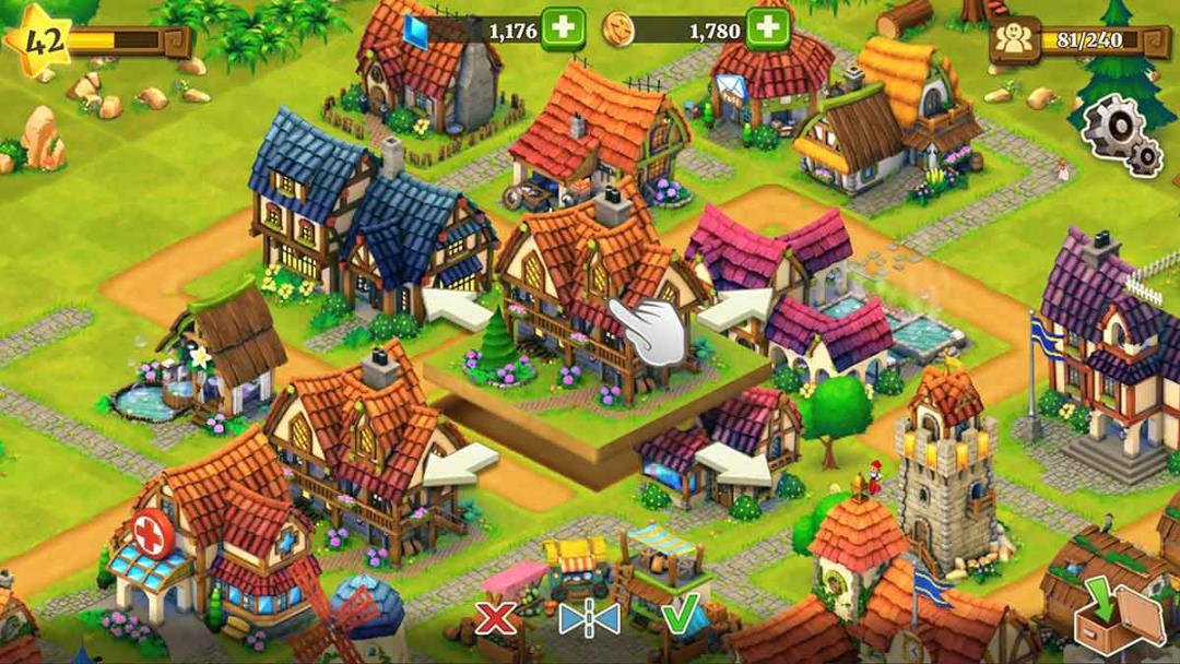 بازی اندروید و مزرعه‌داری Town Village: Farm Build City