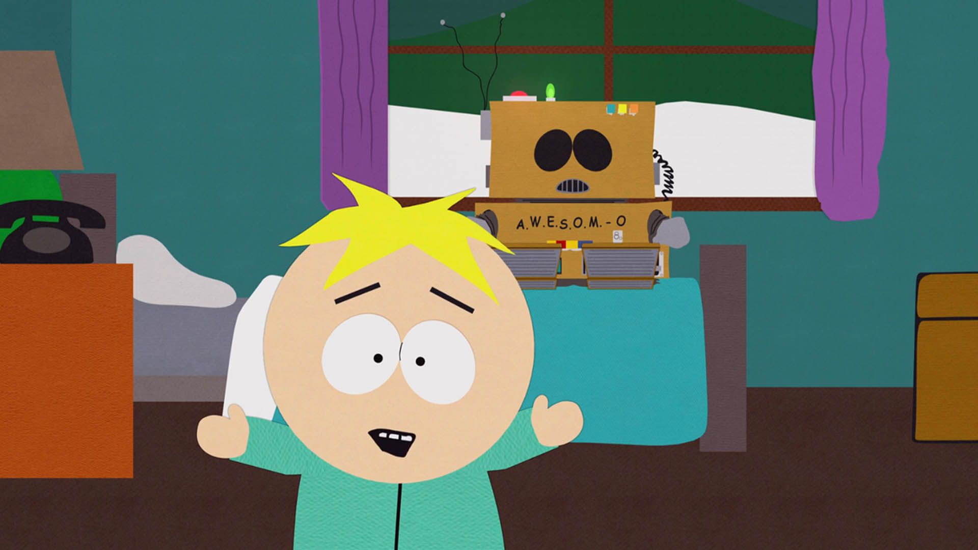 باترز و آوسومو در انیمیشن south park