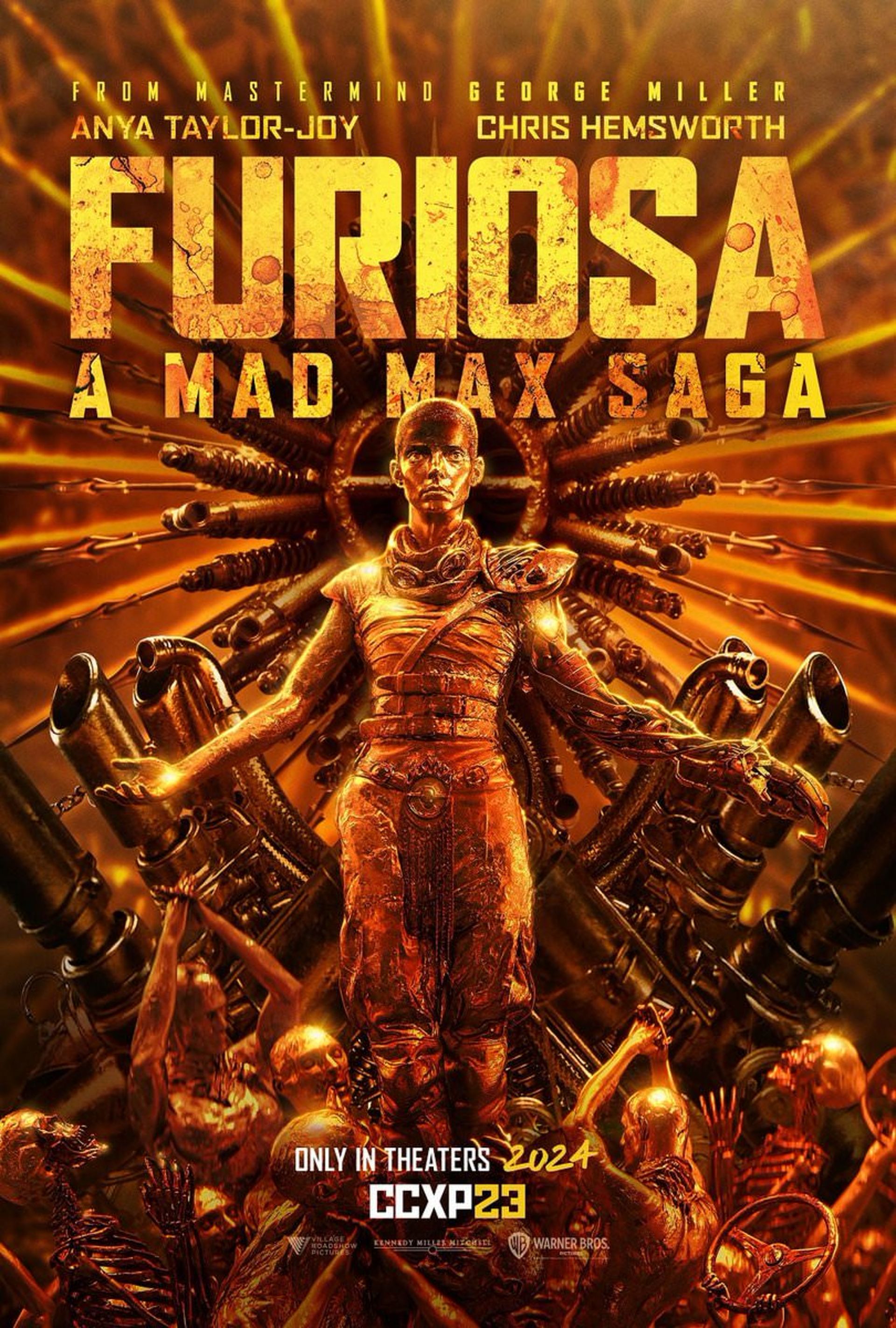 ستایش آنیا تیلور جوی در نقش ایمپریتر فیوروسا در اولین پوستر فیلم Furiosa: A Mad Max Saga