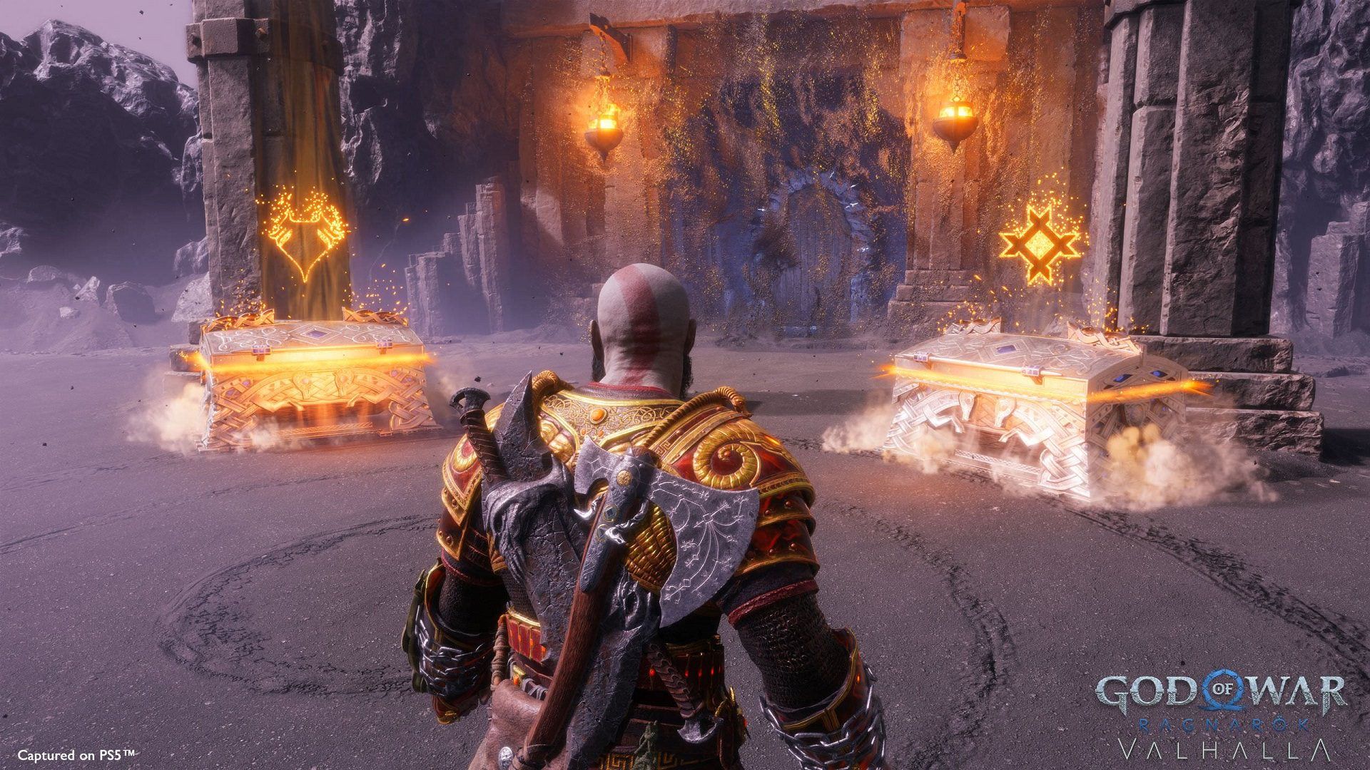 پیدا کردن صندوق‌های گنجینه و دروازه جادویی در God of War Ragnarok: Valhalla