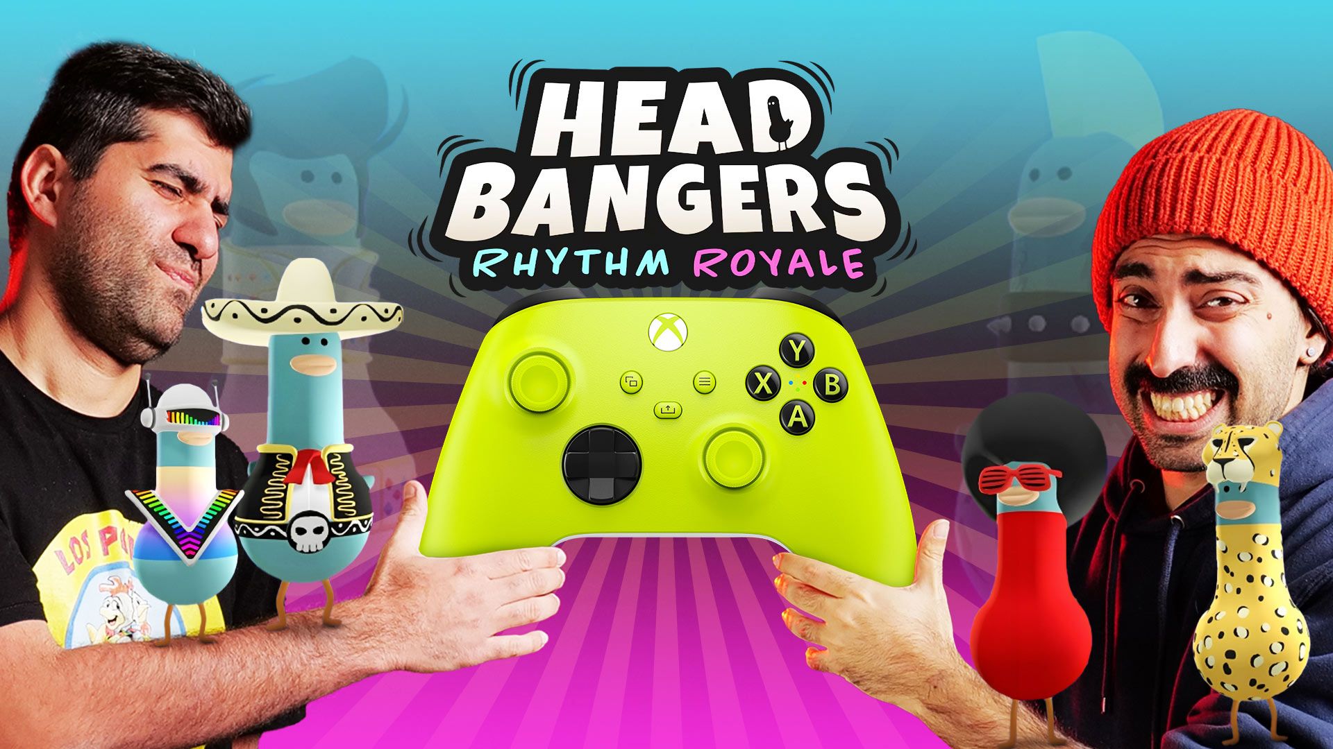 نیم نگاه بازی Headbangers: Rhythm Royale