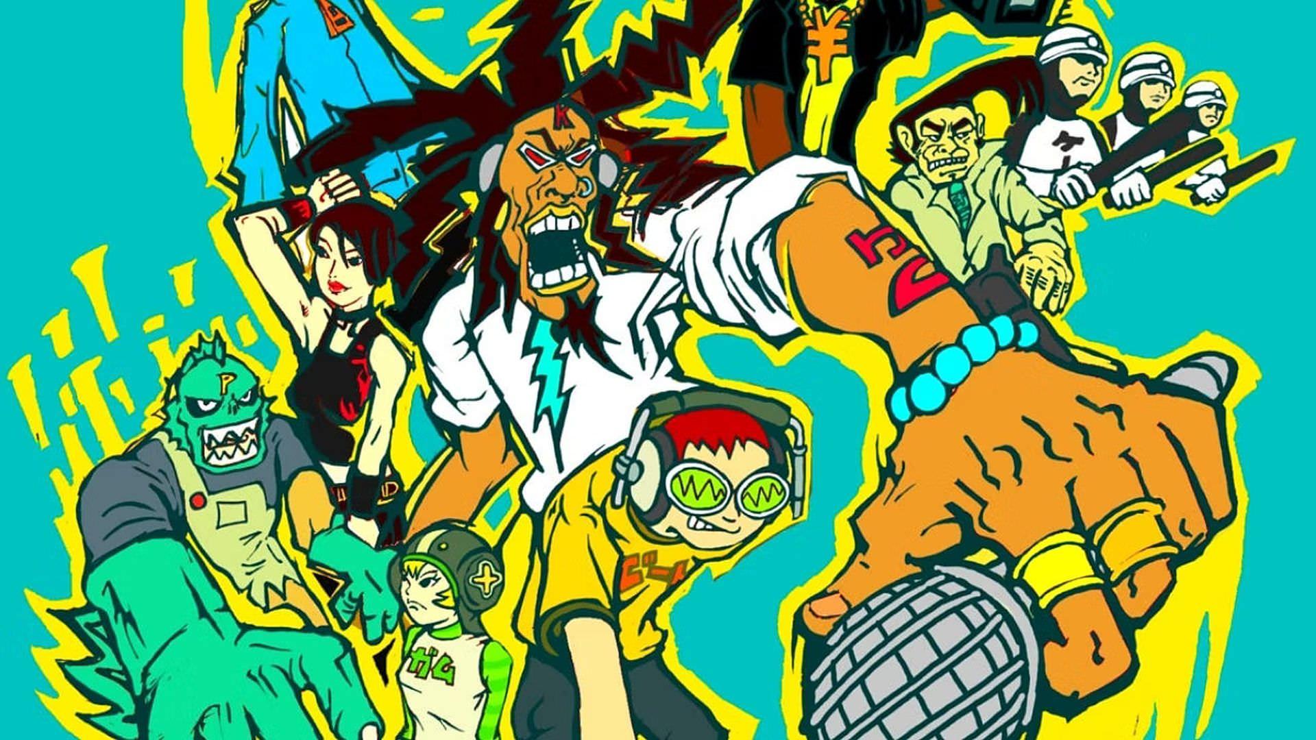 شخصیت‌های کارتونی فرانچایز Jet Set Radio