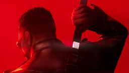 اریک بروکس در حال کشیدن شمشیر از غلاف در بازی Marvel’s Blade