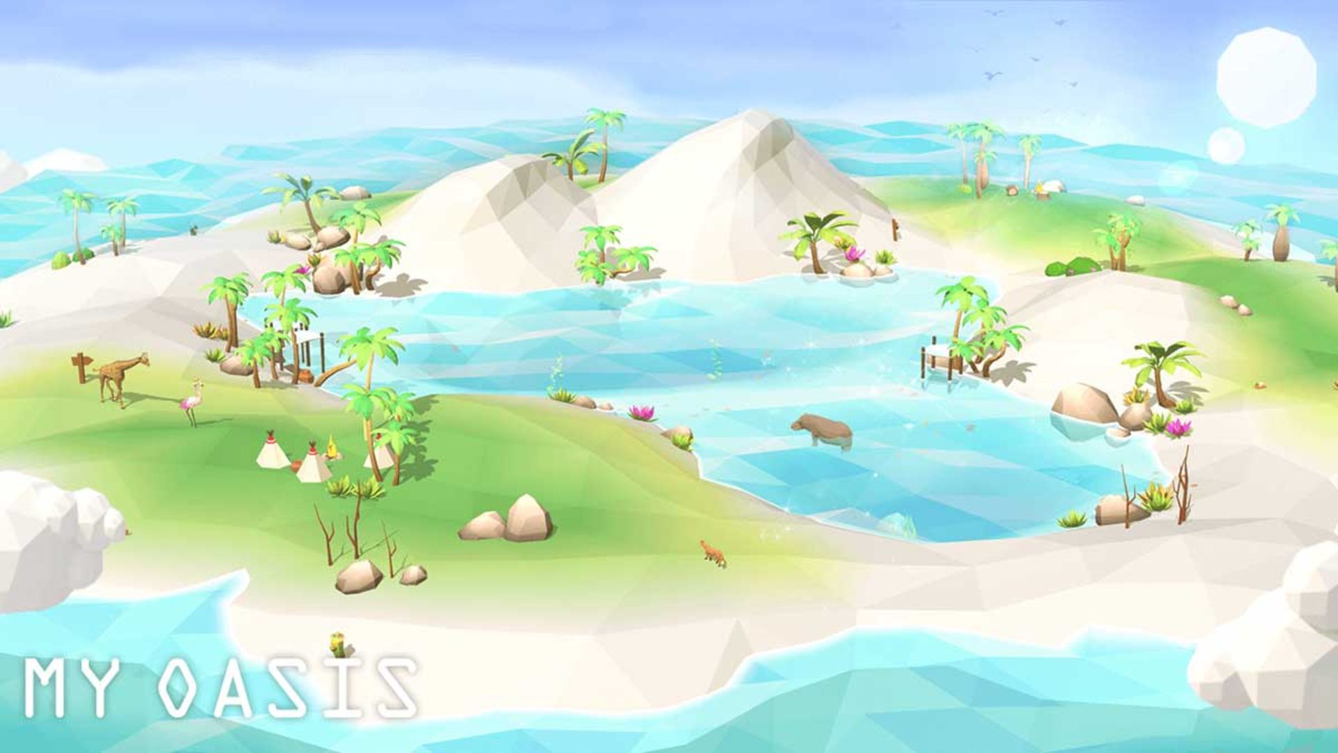 بازی اندروید و آیفون My Oasis: Relaxing, Satisfying