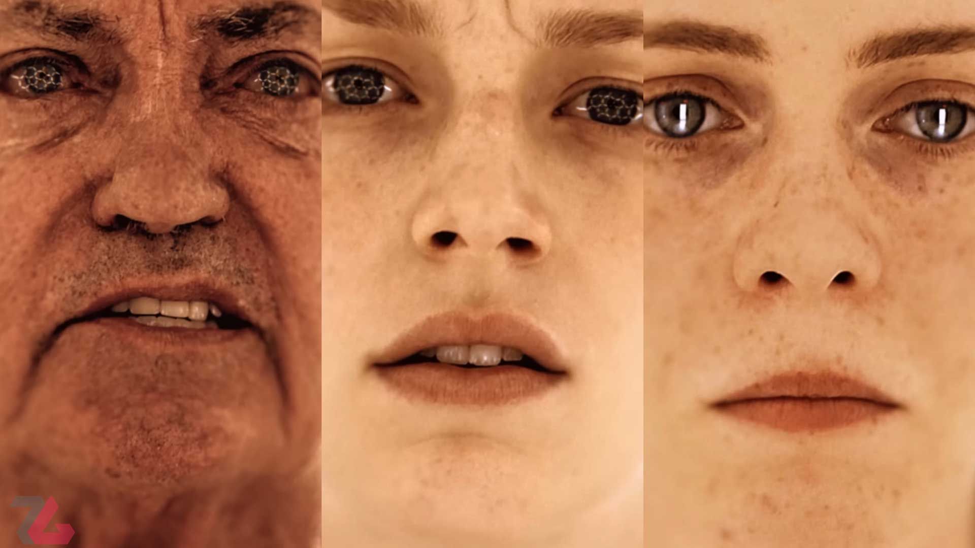 سوفیا لیلیس، هانتر شیفر و اودو کی‌یر در بازی اوردوز استودیو Kojima Productions