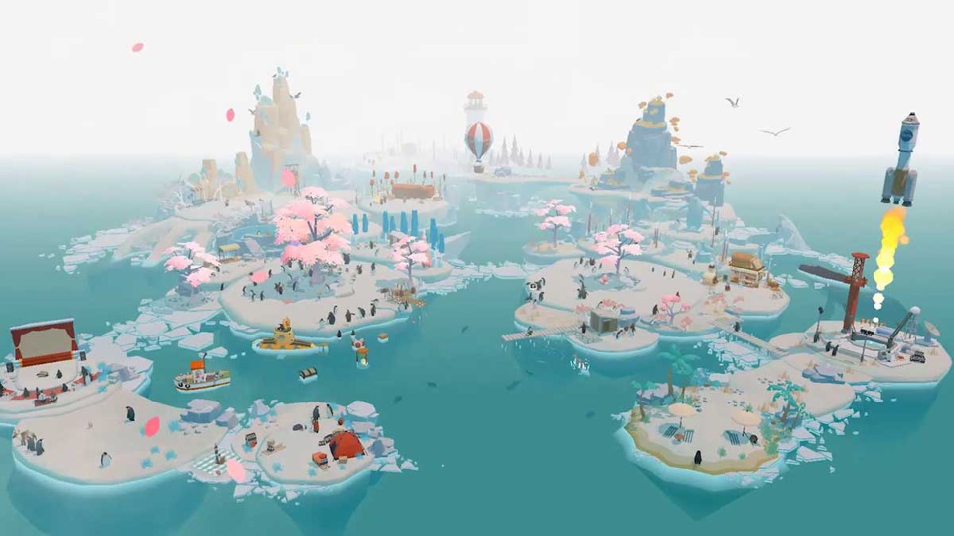 بازی اندروید و آیفون Penguin Isle