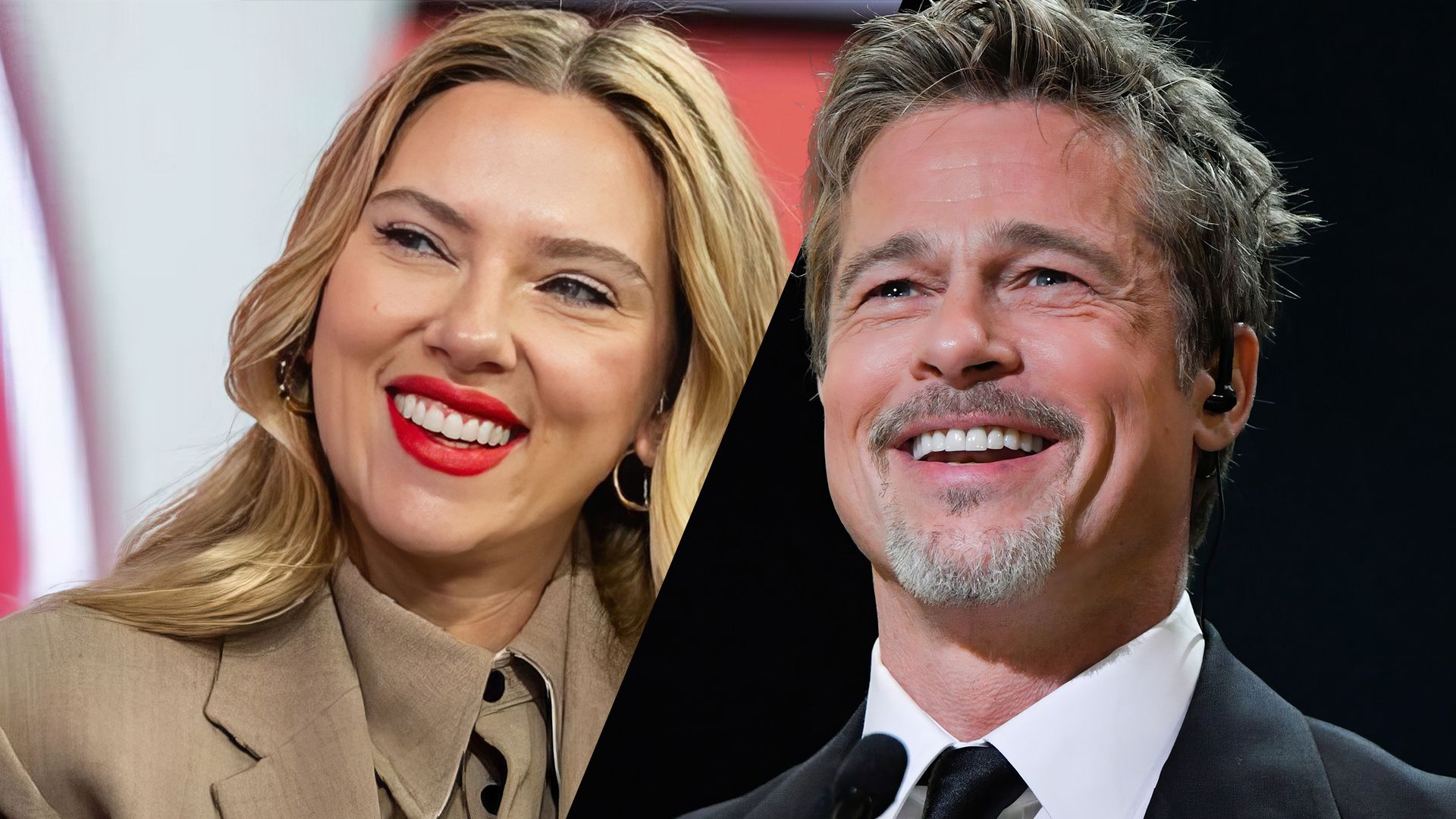 اسکارلت جوهانسون و برد پیت