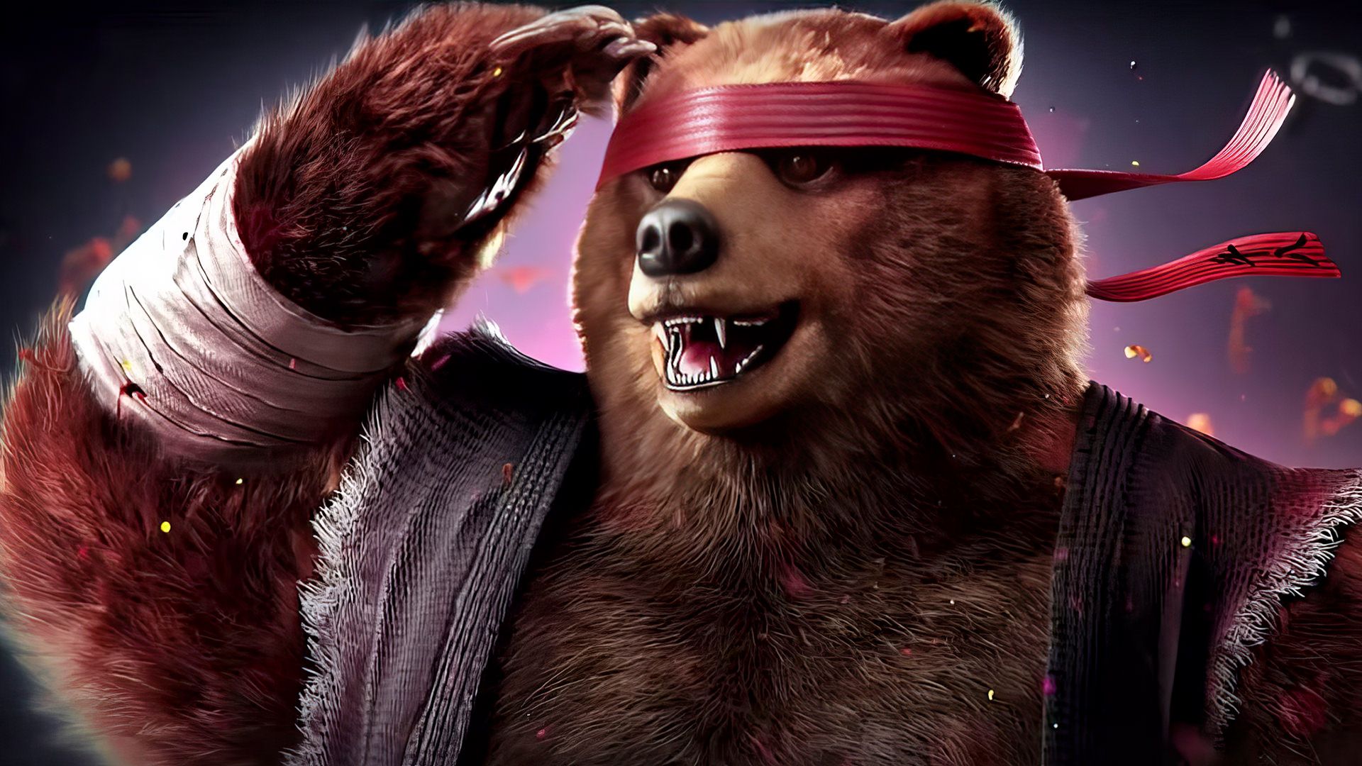 آمادگی کوما برای مبارزه در بازی Tekken 8