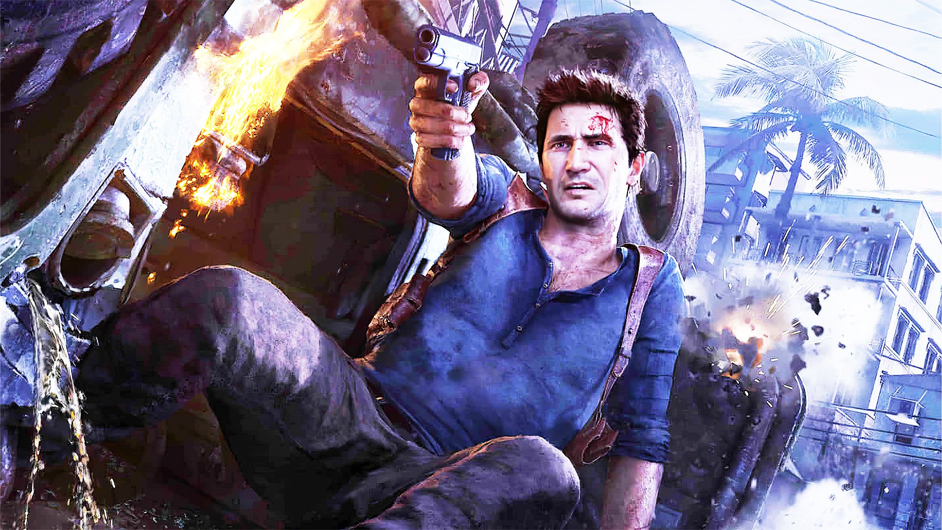 مبارزه نیتن دریک در بازی Uncharted 4