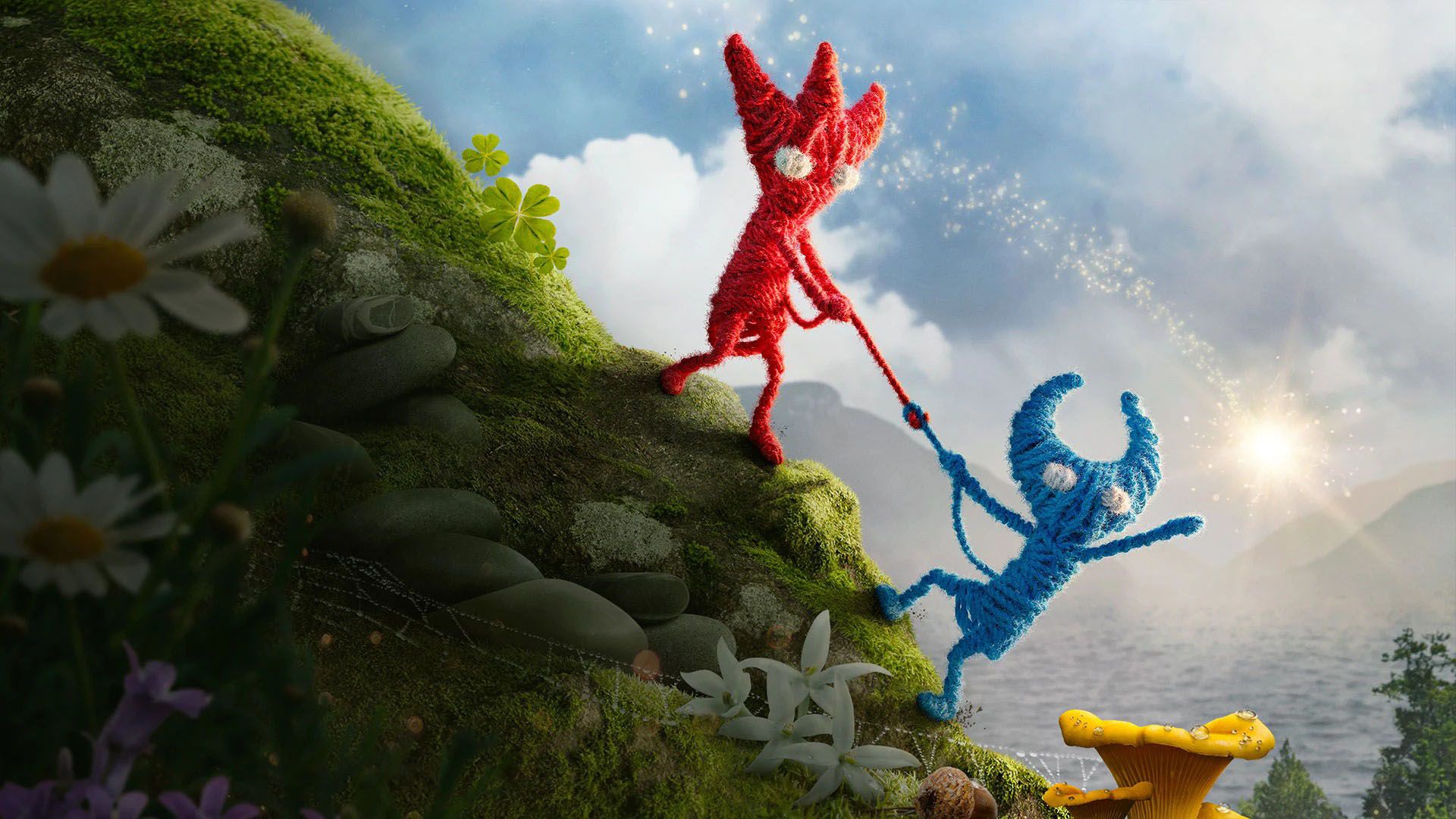 دو yarnys در بازی Unravel 2