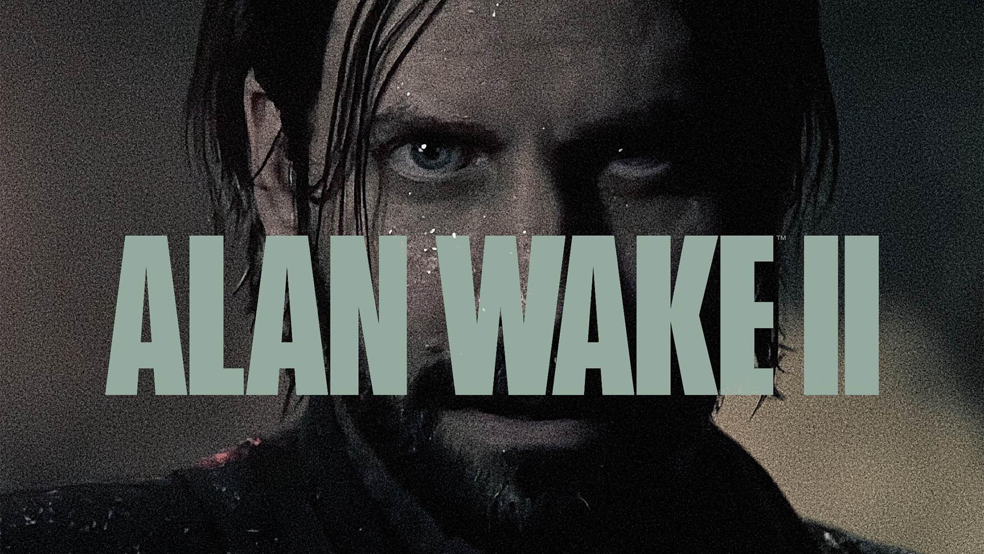 شخصیت الن ویک با لوگوی Alan Wake 2