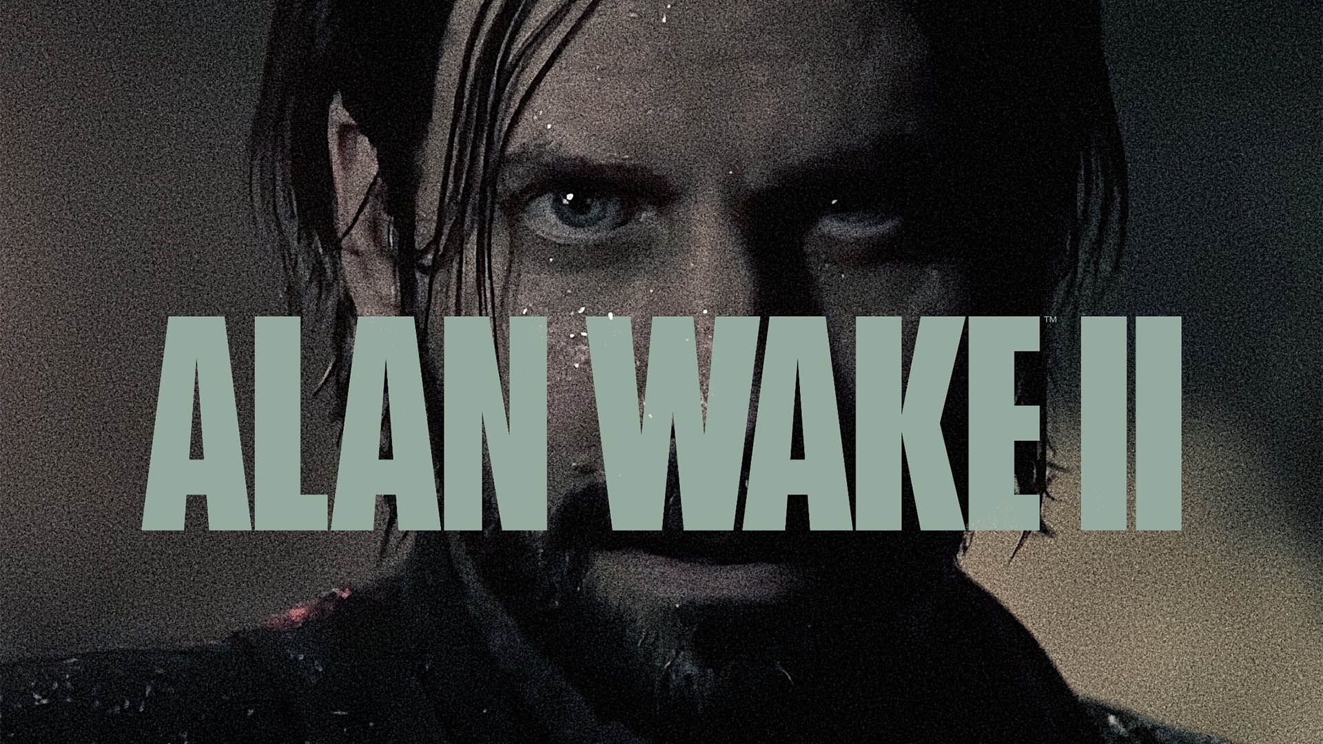 شخصیت الن ویک با لوگوی Alan Wake 2