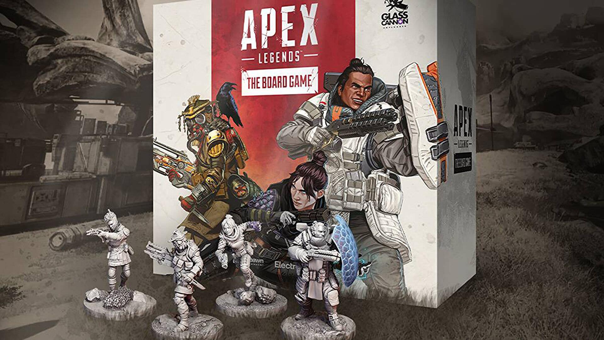 تصویر جلد و کاراکترهای بازی رومیزی Apex Legends