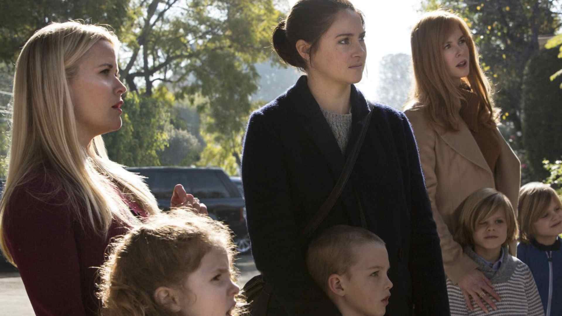 نیکول کیدمن، ریس ویترسپون و شیلین وودلی در سریال Big Little Lies