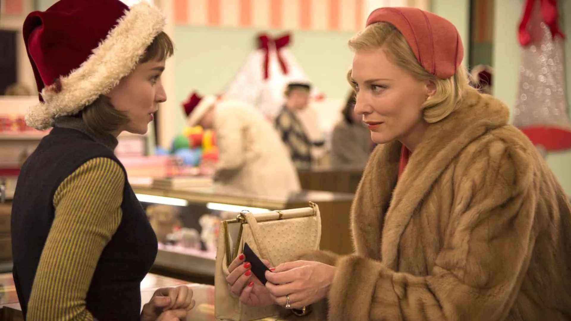 کیت بلانشت به همراه رونی مارا در فیلم Carol