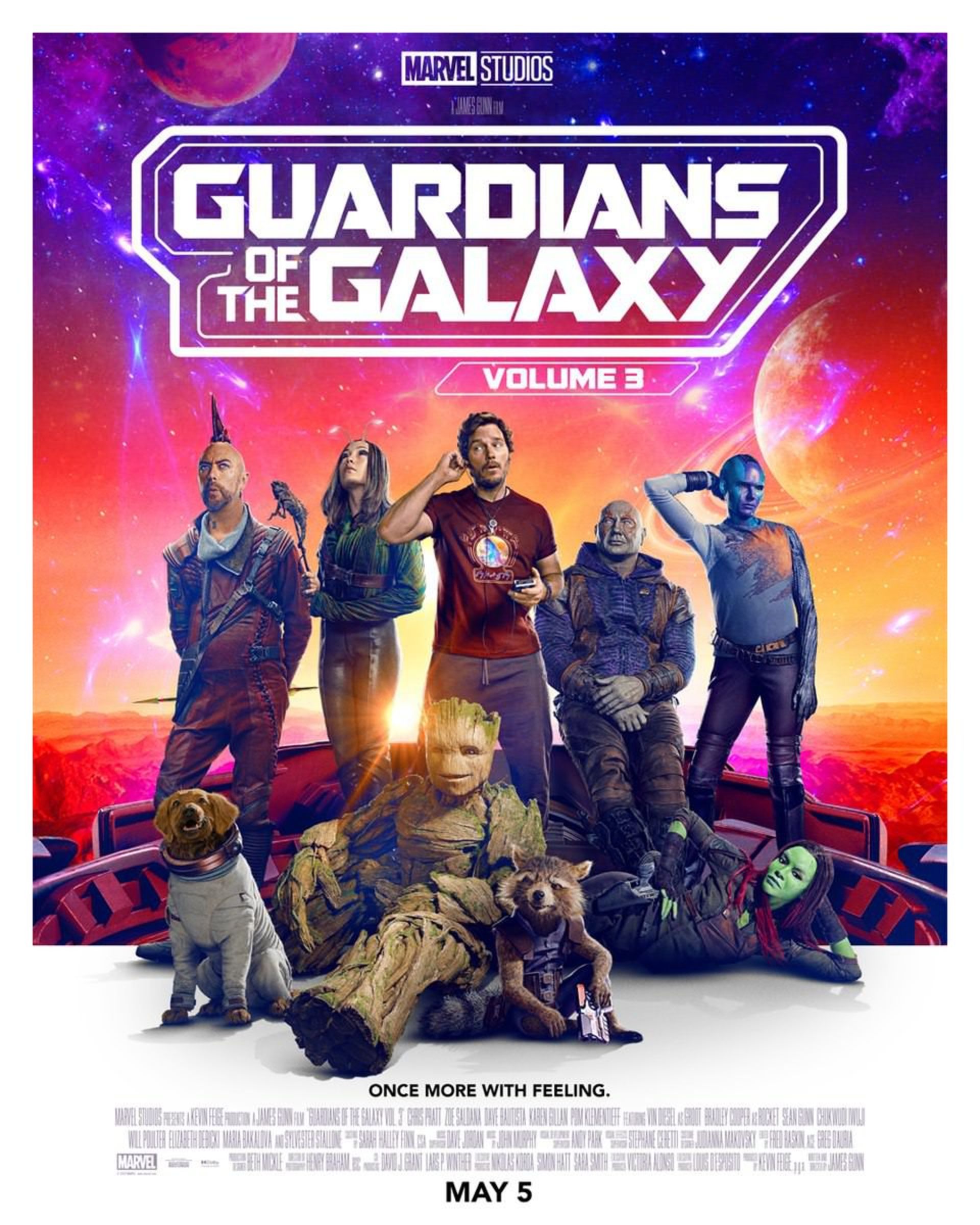 پوستر جدید فیلم Guardians of the Galaxy Vol 3 