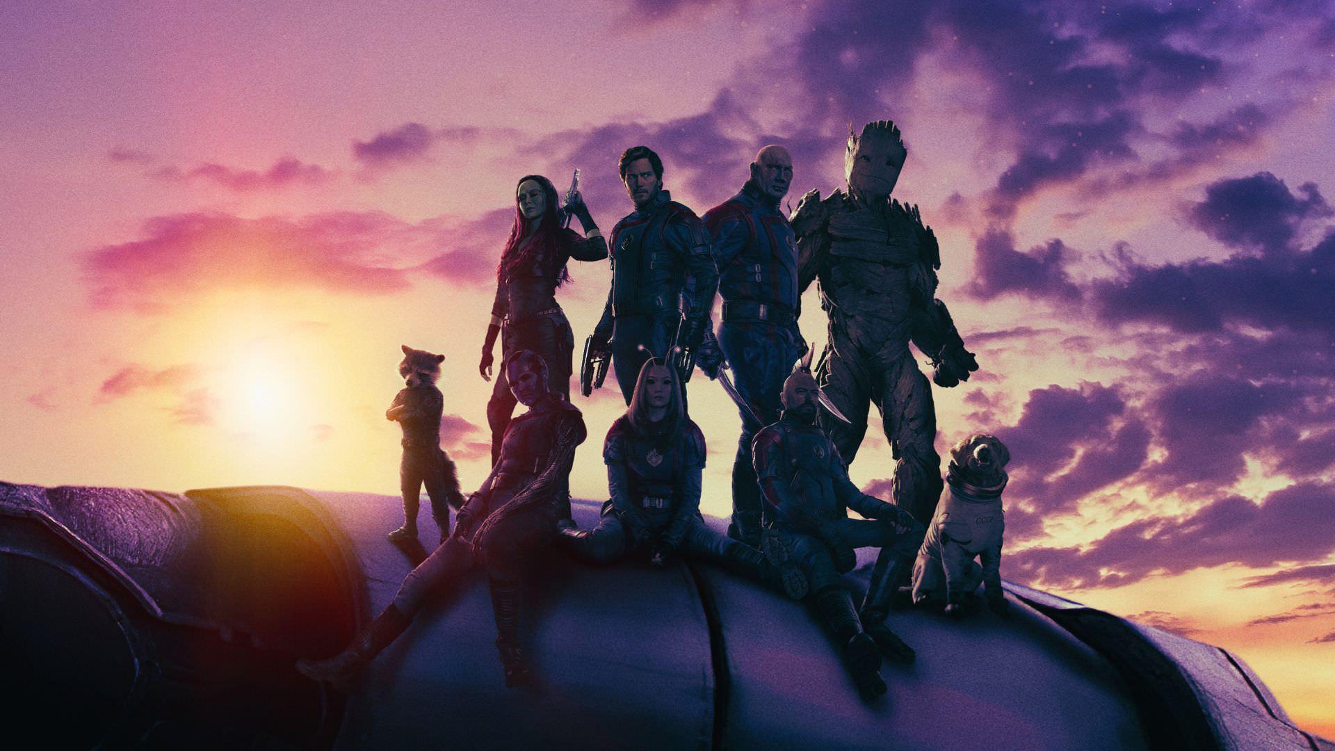 نسخه عریض اولین پوستر فیلم Guardians of the Galaxy Vol 3 