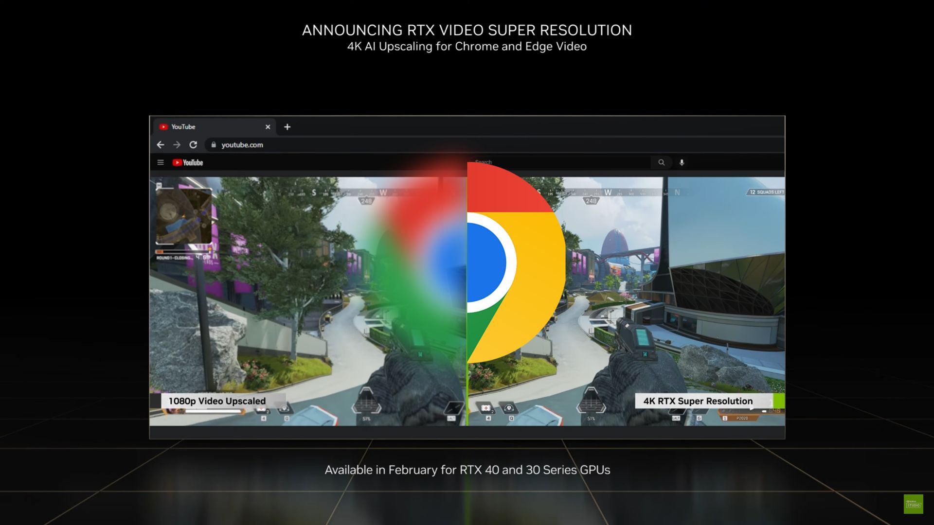 آپ اسکیل کیفیت ویدیوها با RTX Video Super Resolution